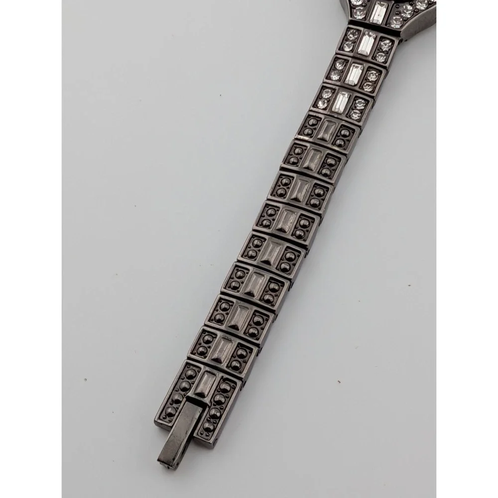 Adrina‎ Watch Women 22mm Case Women Crystals Black 7
